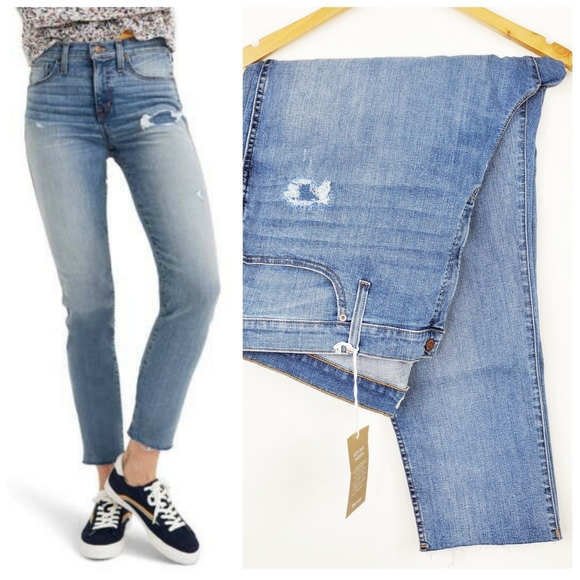 Madewell Denim - Madewell Stovepipe Jeans in Holburn Wash Size 37